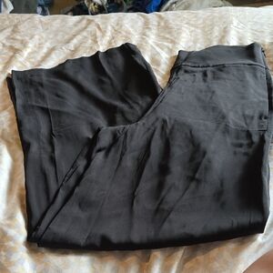 Boden Black Wide Leg Pants with Elegant Suiting Material